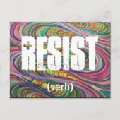 Briefkaart weerstaan (Voorkant)