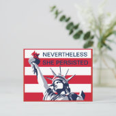 Briefkaart weerstaan (Staand voorkant)