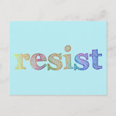 Briefkaart weerstaan (Voorkant)