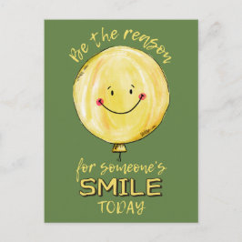 briefkaart "Wees de reden"