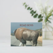 BRIEFKAART WEGBOSS (Staand voorkant)