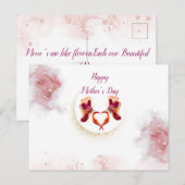 Briefkaart wenskaart (Voorkant / Achterkant)