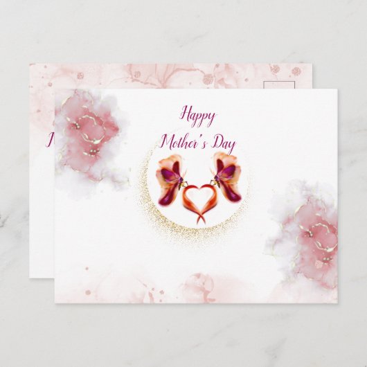 Briefkaart wenskaart (Voorkant / Achterkant)