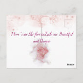 Briefkaart wenskaart (Achterkant)