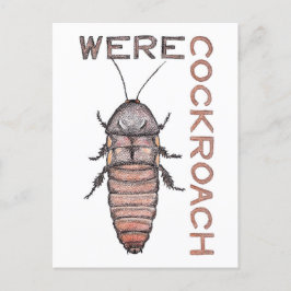 Briefkaart Werecockroach