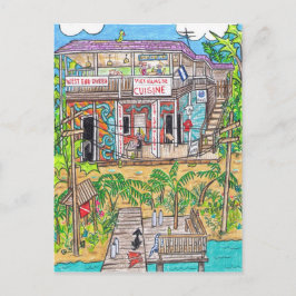 Briefkaart West End Divers