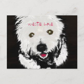 Briefkaart West Highland Terrier