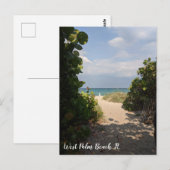 Briefkaart West Palm Beach (Voorkant / Achterkant)
