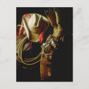 Briefkaart Westerne Cowboy Cowgirl Alle Occasion P