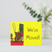 Briefkaart Westerne West Wagon Train We hebben ver (Staand voorkant)