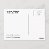 Briefkaart - Westerne windmolen (overdag) (Achterkant)