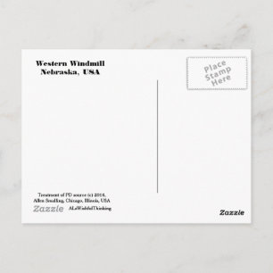 Briefkaart - Westerne windmolen (overdag)