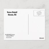 Briefkaart - Westerne windmolen (overdag) (Achterkant)