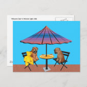 Briefkaart: Wheaten Chat Briefkaart (Voorkant / Achterkant)