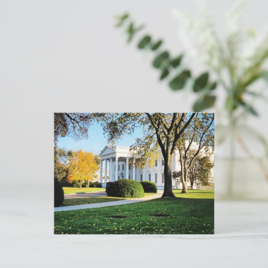 Briefkaart White House - Washington, DC. (Staand voorkant)