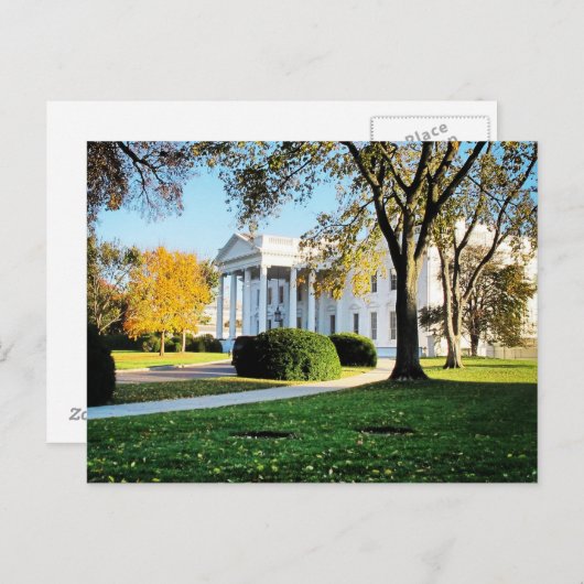 Briefkaart White House - Washington, DC. (Voorkant / Achterkant)