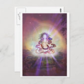 briefkaart "White Tara" (Voorkant / Achterkant)