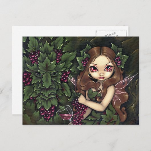 briefkaart "White Zinfandel" (Voorkant / Achterkant)