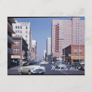 Briefkaart Wichita 1952