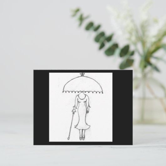 Briefkaart - Wie draag je? Met envelop (Staand voorkant)