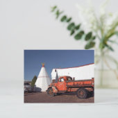 Briefkaart Wigwam Motel Holbrook Arizona (Staand voorkant)