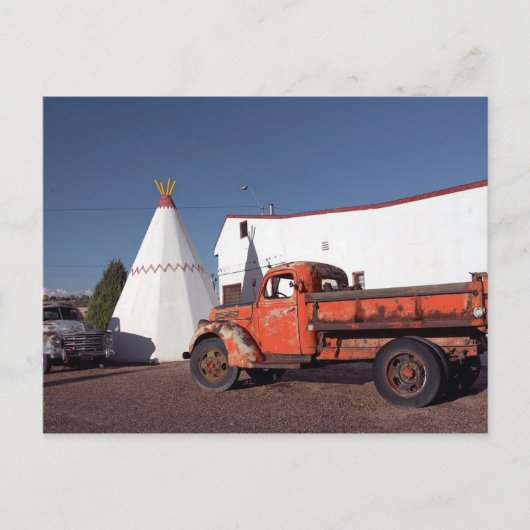 Briefkaart Wigwam Motel Holbrook Arizona (Voorkant)