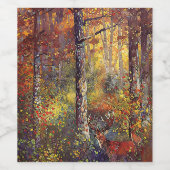 Briefkaart Wijn Etiket (Enkel label)