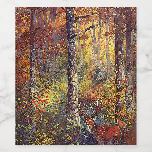 Briefkaart Wijn Etiket (Enkel label)