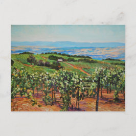 Briefkaart wijngaarden