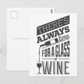 Briefkaart wijnofferte (Voorkant / Achterkant)