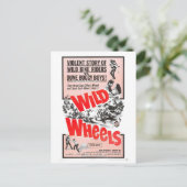 BRIEFKAART WILD WHEELS (Staand voorkant)