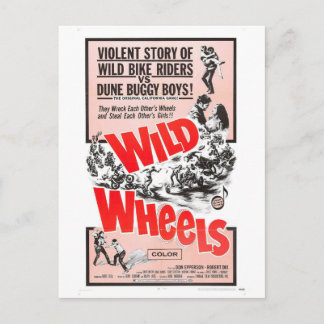 BRIEFKAART WILD WHEELS