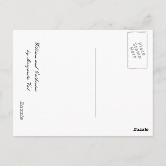 Briefkaart William & Catherine Wedding (Achterkant)