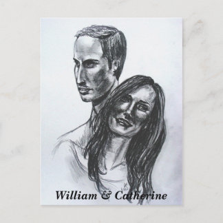 Briefkaart William & Catherine Wedding