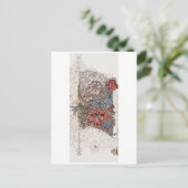 BRIEFKAART : WILLIAM MORRIS : WILD TULIP (Staand voorkant)