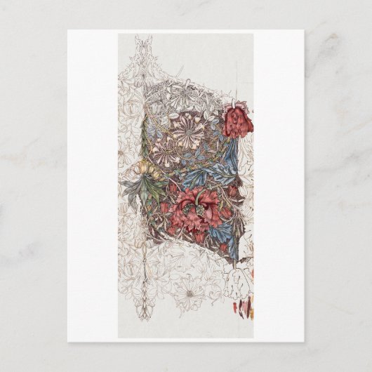 BRIEFKAART : WILLIAM MORRIS : WILD TULIP (Voorkant)