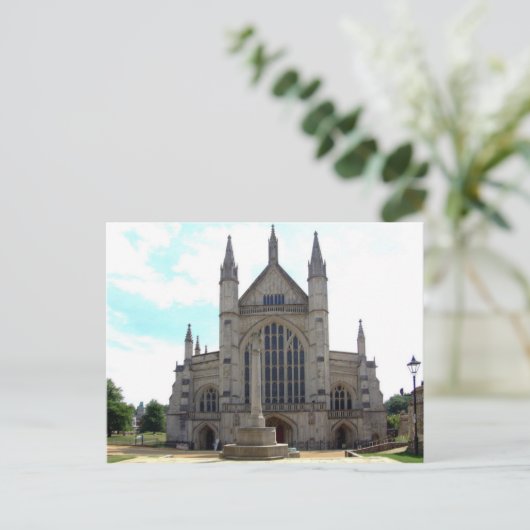 Briefkaart Winchester Cathedral, U.K. (Staand voorkant)
