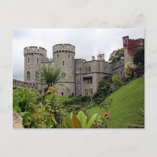 Briefkaart Windsor Castle op de Theems (Voorkant)
