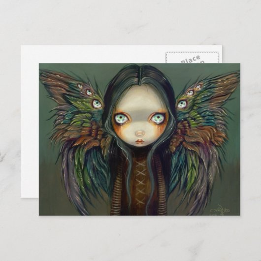 briefkaart "Winged Seer" (Voorkant / Achterkant)