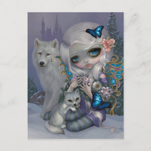 briefkaart "Winter" (Voorkant)