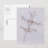 briefkaart "Winter Pin Oak" (Voorkant / Achterkant)