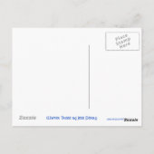 Briefkaart Winterbomen (Achterkant)