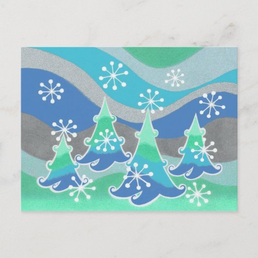 Briefkaart Winterbomen (Voorkant)