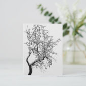 Briefkaart winterbomen (Staand voorkant)