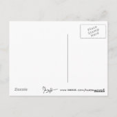 Briefkaart winterbomen (Achterkant)