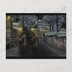 briefkaart winterkasteel