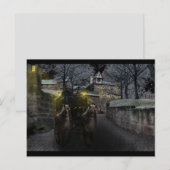 briefkaart winterkasteel (Voorkant / Achterkant)