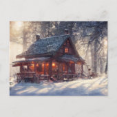 Briefkaart winterlandschap (Voorkant)