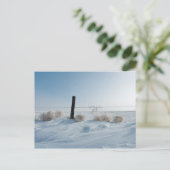 Briefkaart winterlandschap (Staand voorkant)