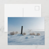 Briefkaart winterlandschap (Voorkant / Achterkant)